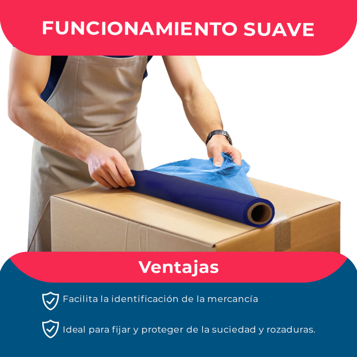Caja Film Stretch Azul 1,7kg