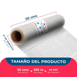 Film Stretch 1,7Kg 350m Blanco Pack Mayorista - 6 uds